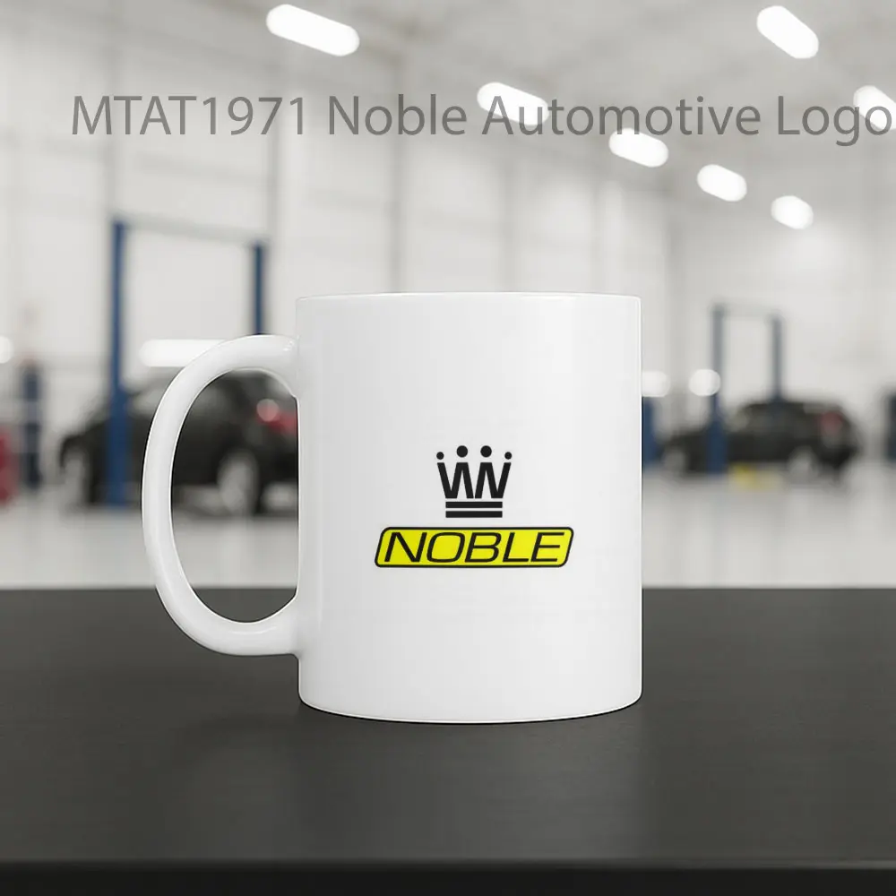 Noble Automotive Logo Otomotif Mug - Sudut 2