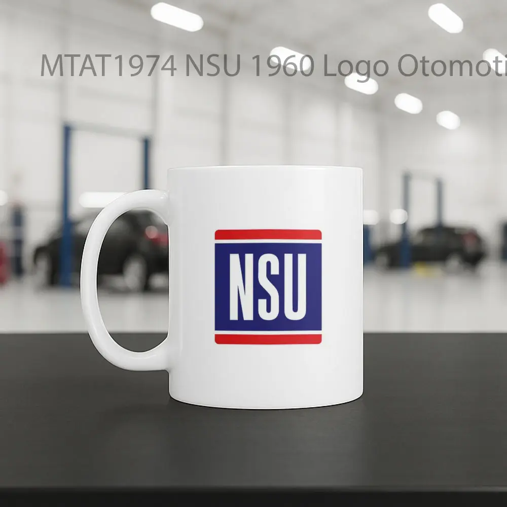 NSU 1960 Logo Otomotif Mug - Sudut 2
