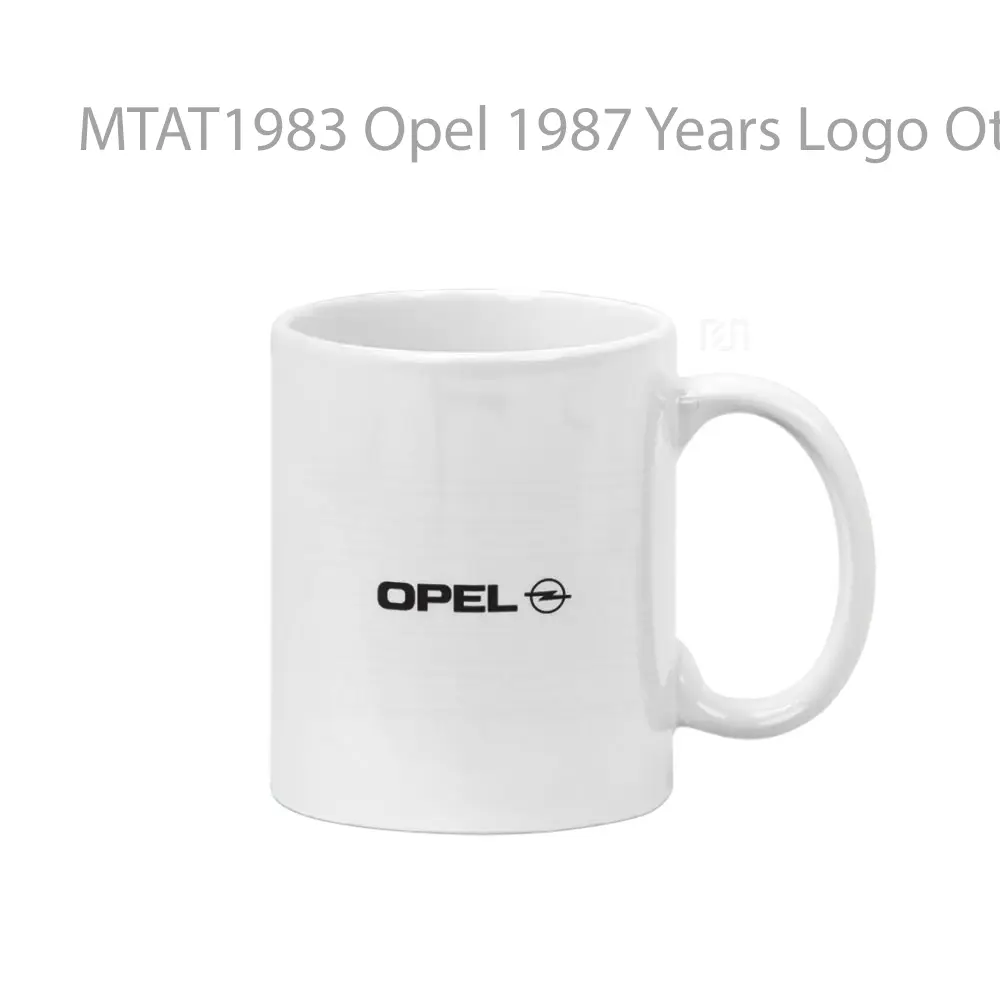 Opel 1987 Years Logo Otomotif Mug
