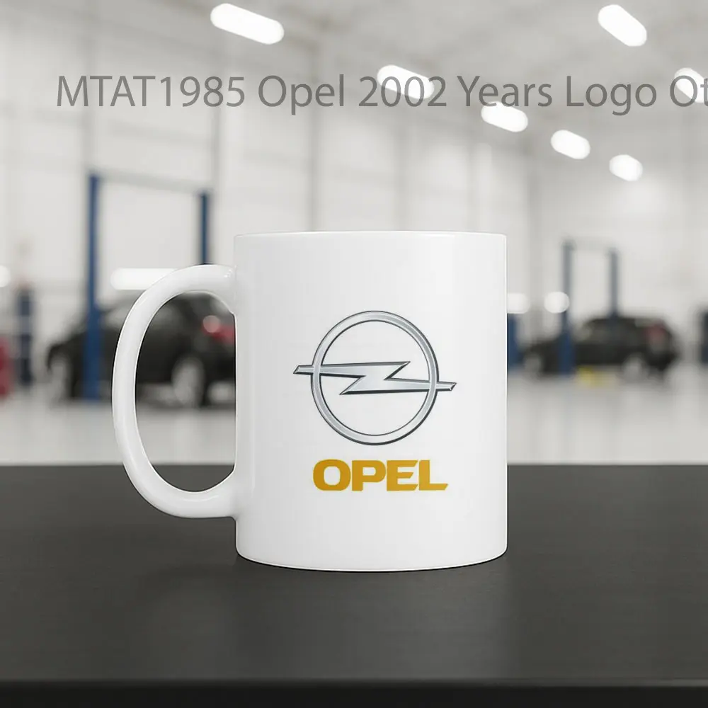 Opel 2002 Years Logo Otomotif Mug - Sudut 2
