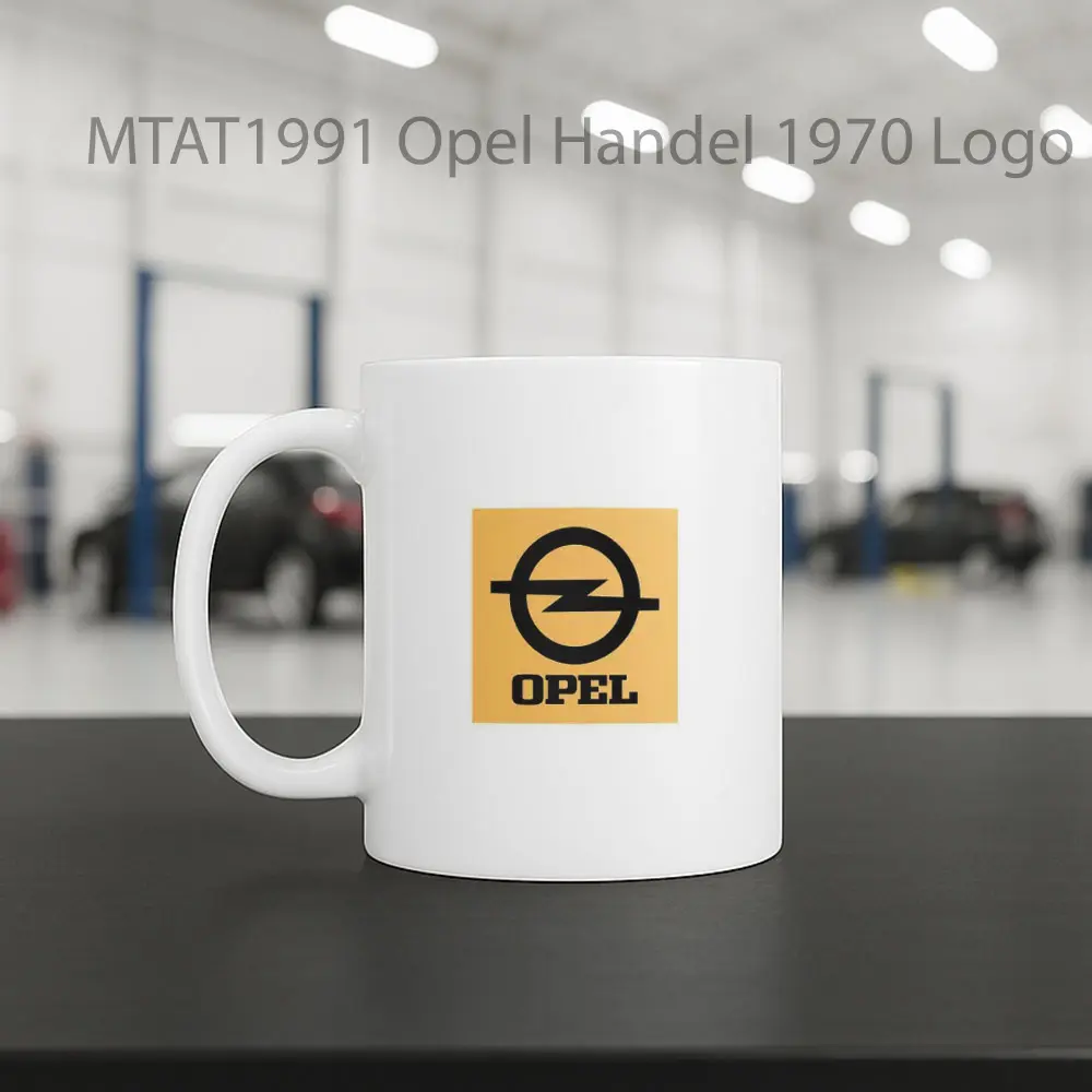 Opel Handel 1970 Logo Otomotif Mug - Sudut 2