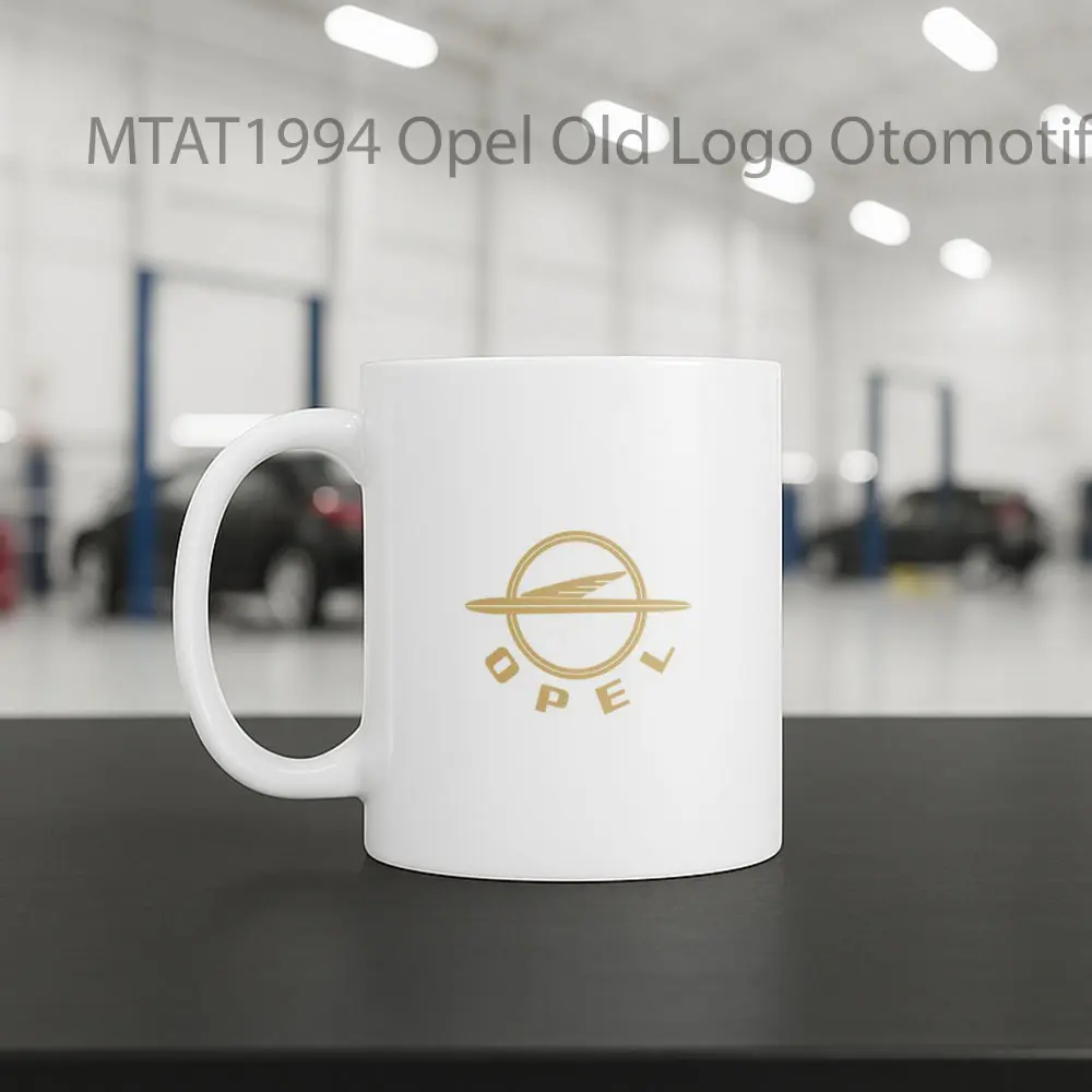 Opel Old Logo Otomotif Mug - Sudut 2