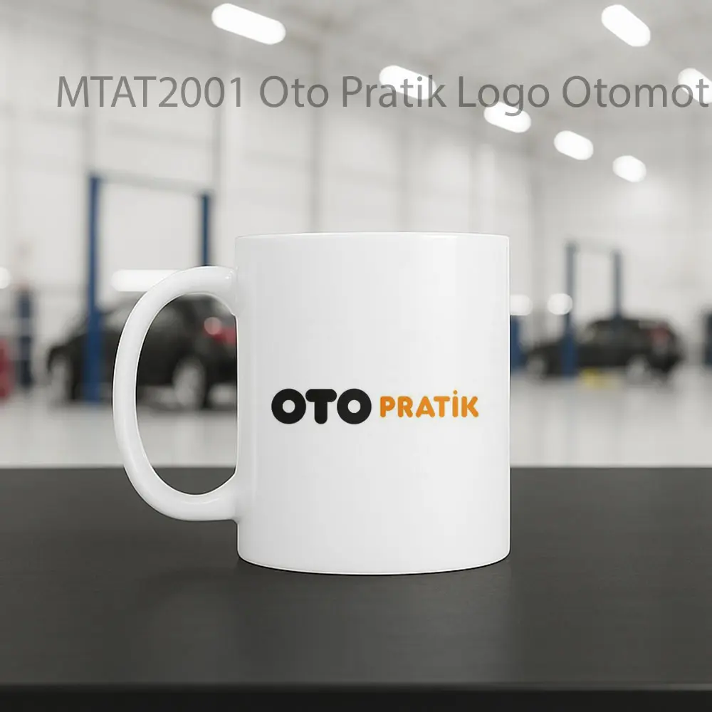 Oto Pratik Logo Otomotif Mug - Sudut 2