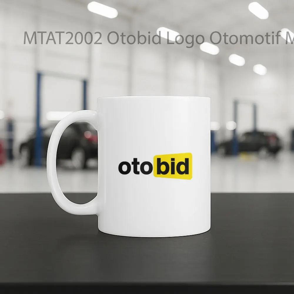 Otobid Logo Otomotif Mug - Sudut 2