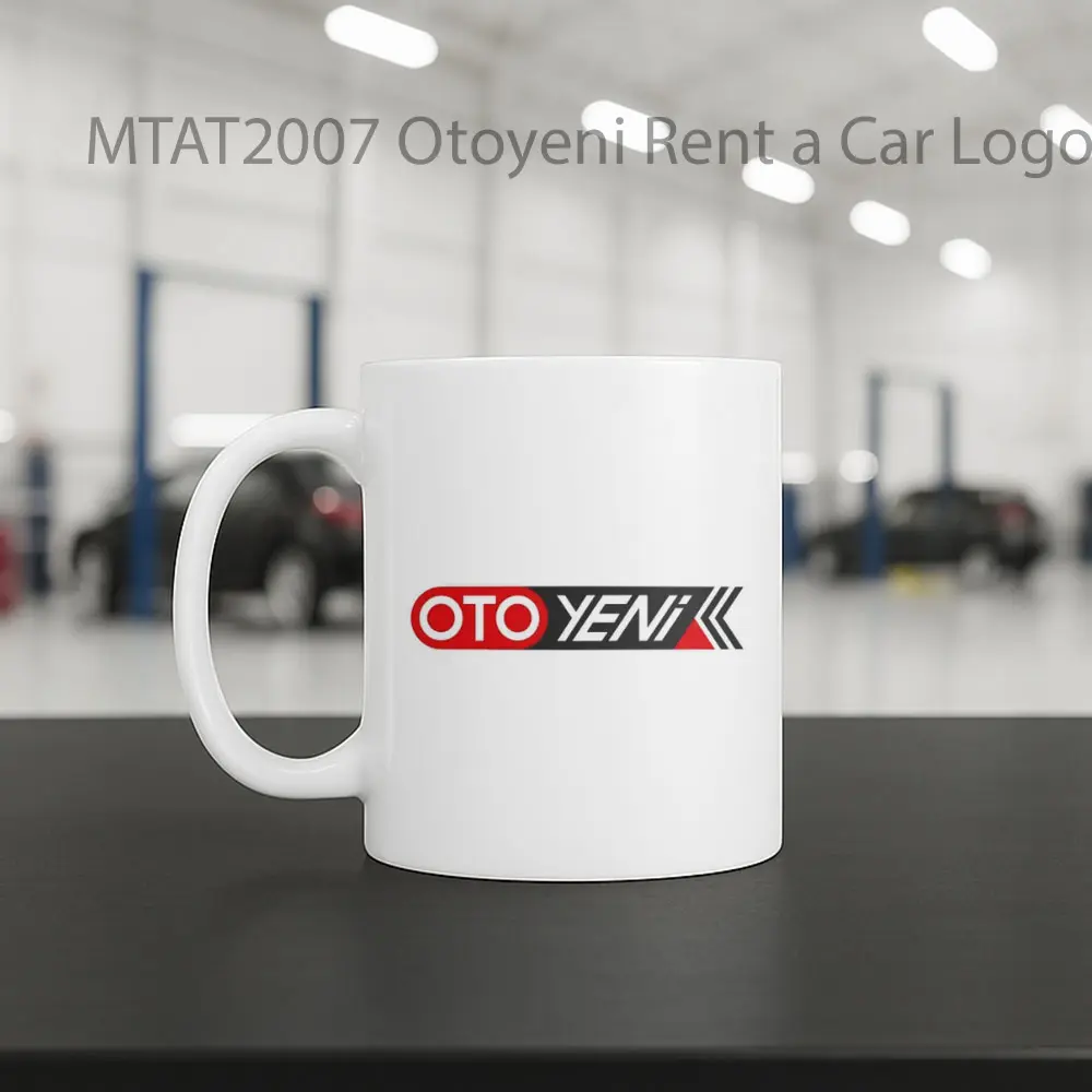 Otoyeni Rent a Car Logo Otomotif Mug - Sudut 2