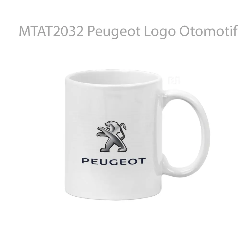Peugeot Logo Otomotif Mug