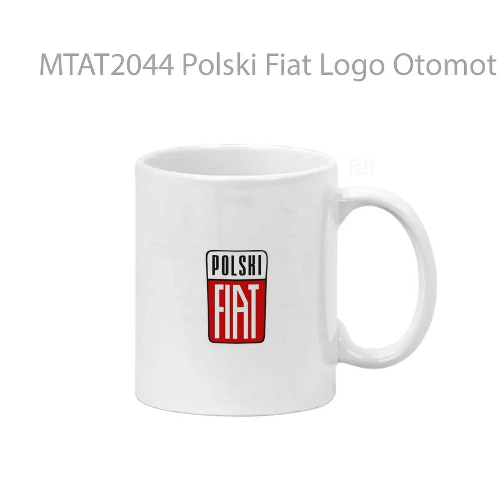 Polski Fiat Logo Otomotif Mug