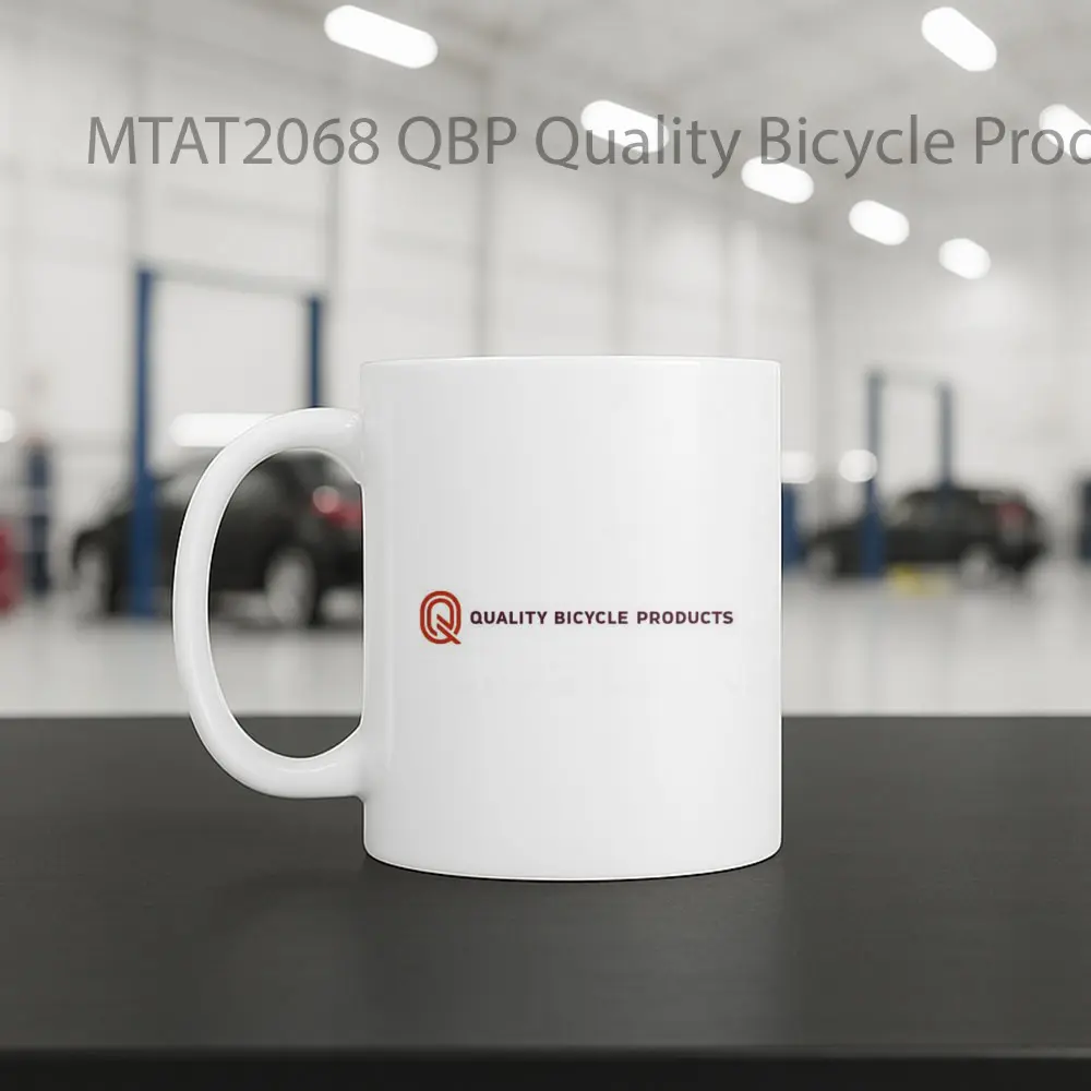 QBP Quality Bicycle Products New 2021 Logo Otomotif Mug - Sudut 2