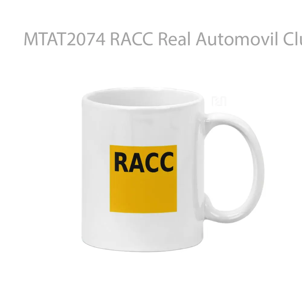 RACC Real Automovil Club de Cataluna Logo Otomotif Mug