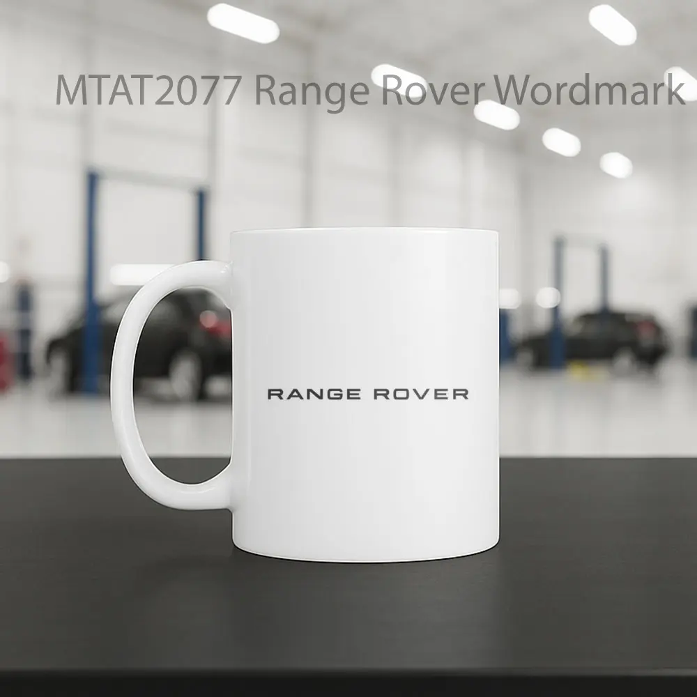 Range Rover Wordmark Logo Otomotif Mug - Sudut 2