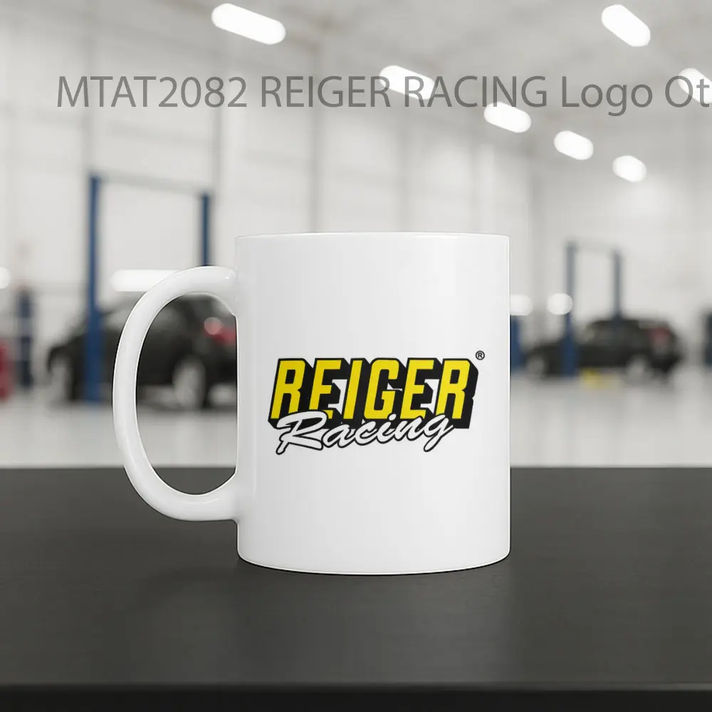 REIGER RACING Logo Otomotif Mug - Sudut 2