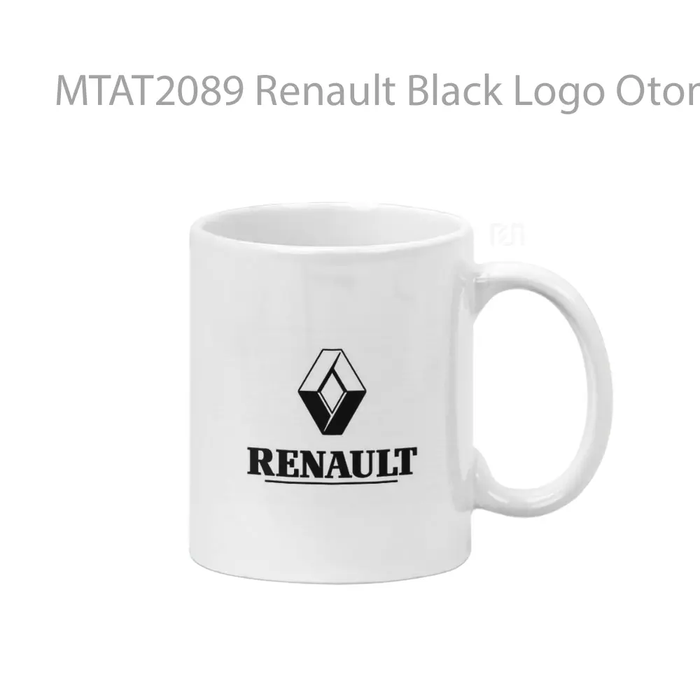 Renault Black Logo Otomotif Mug