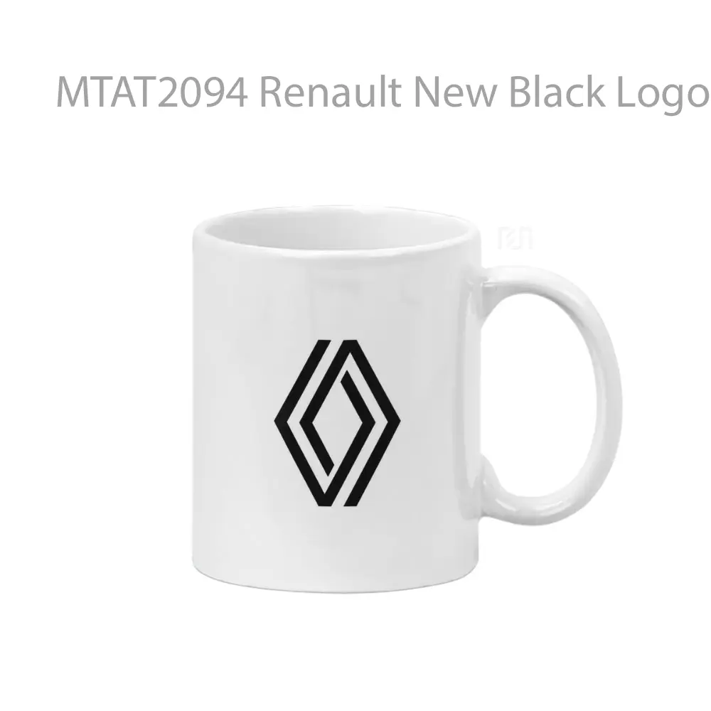 Renault New Black Logo Otomotif Mug
