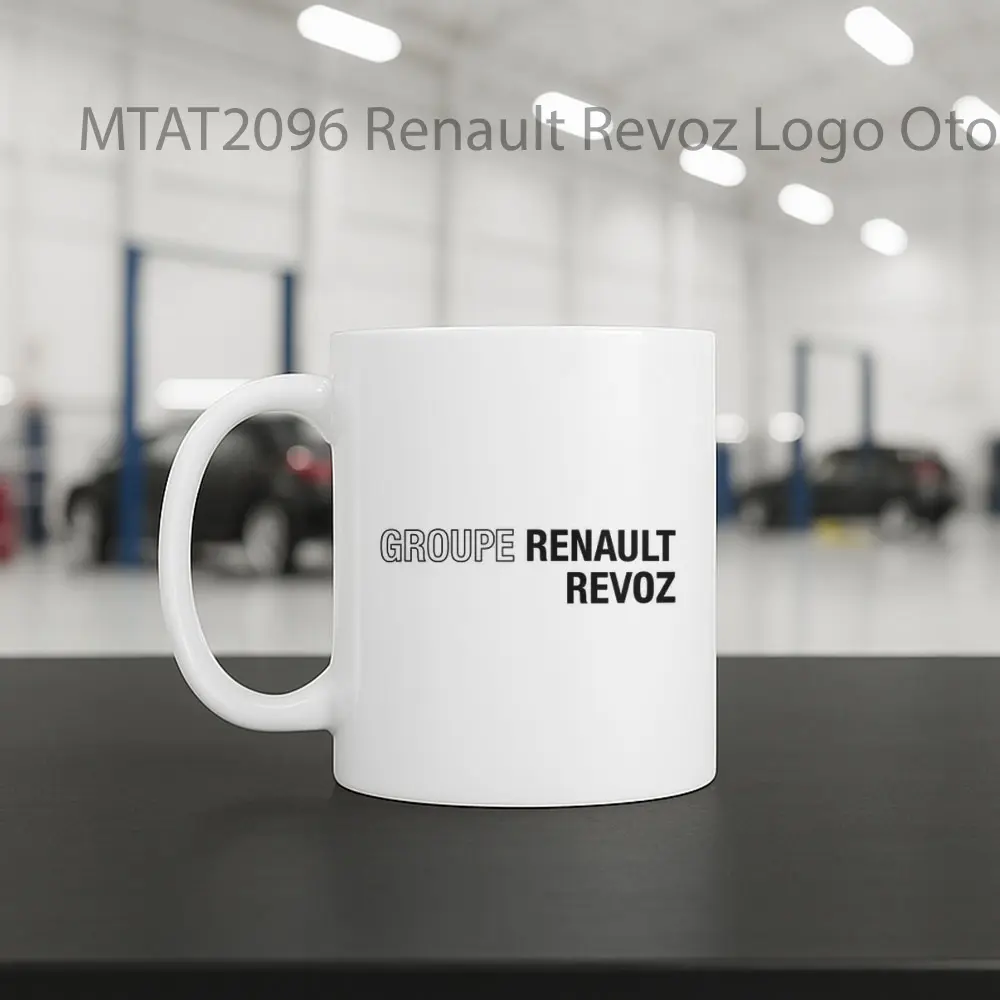 Renault Revoz Logo Otomotif Mug - Sudut 2