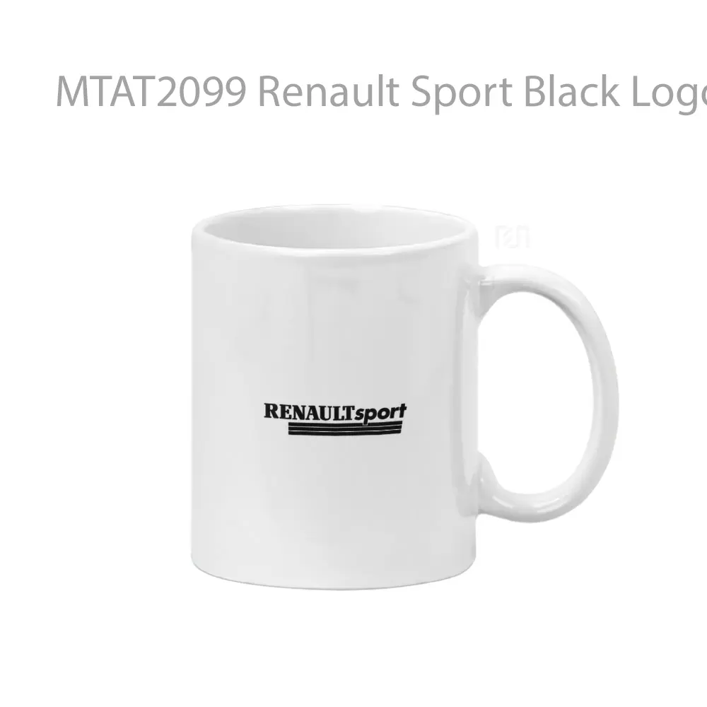 Renault Sport Black Logo Otomotif Mug