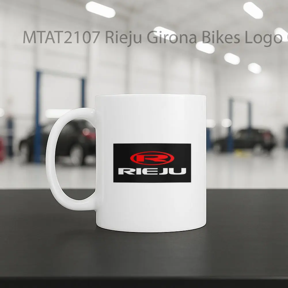 Rieju Girona Bikes Logo Otomotif Mug - Sudut 2