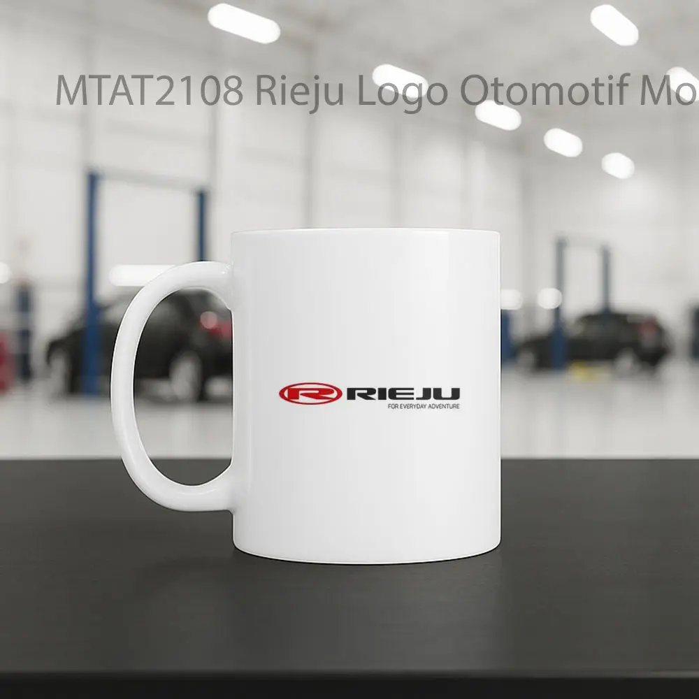 Rieju Logo Otomotif Mug - Sudut 2