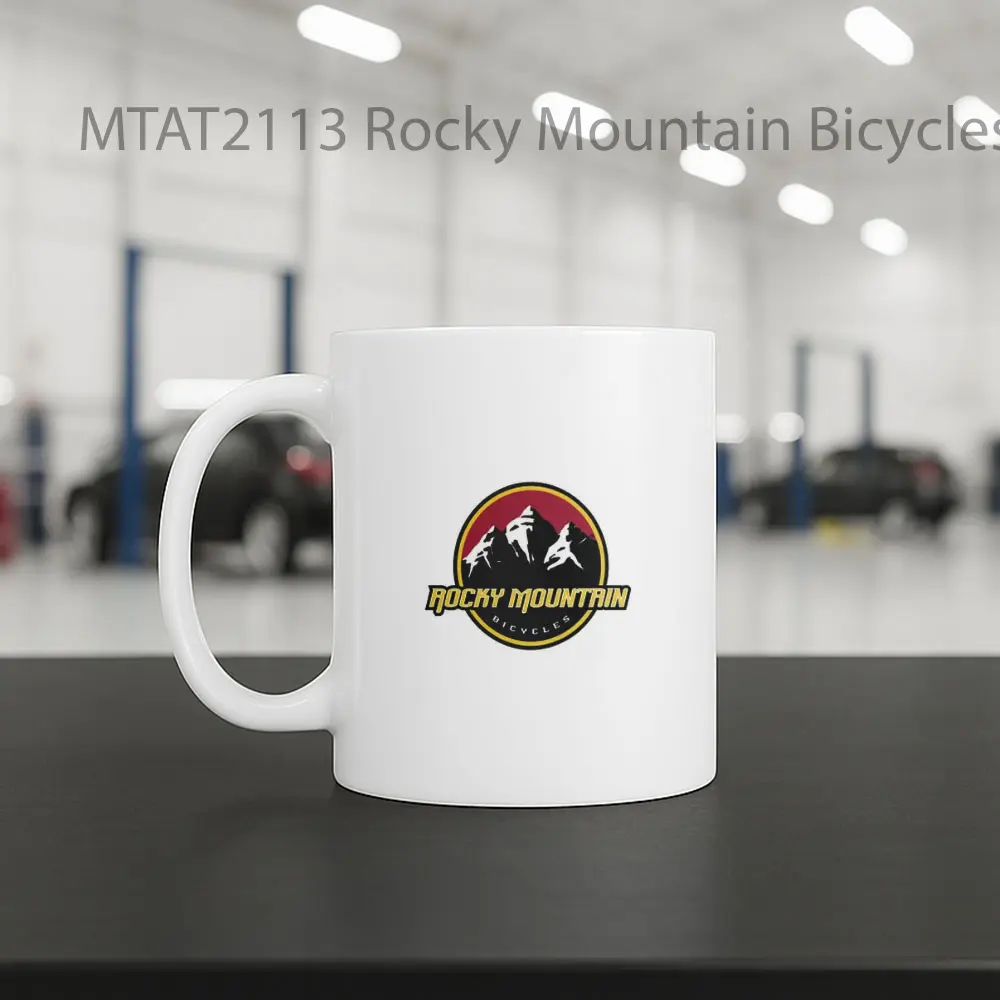 Rocky Mountain Bicycles Logo Otomotif Mug - Sudut 2