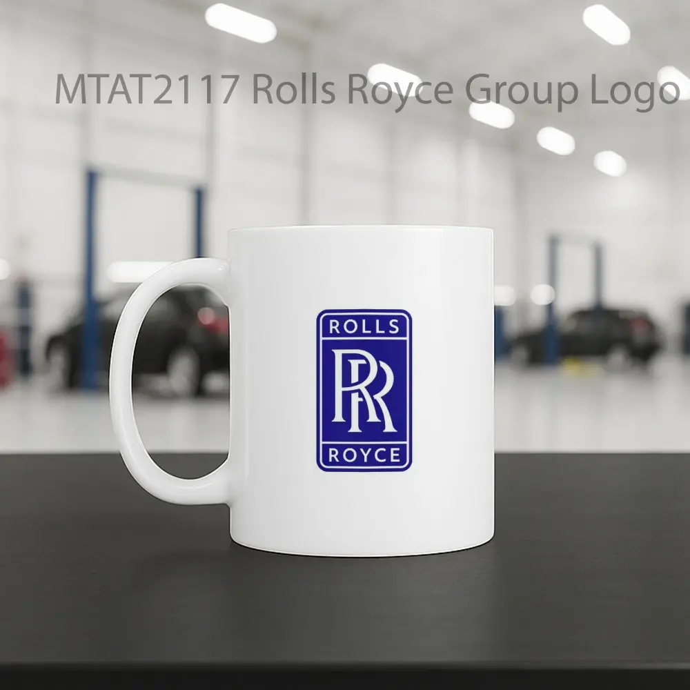 Rolls Royce Group Logo Otomotif Mug - Sudut 2