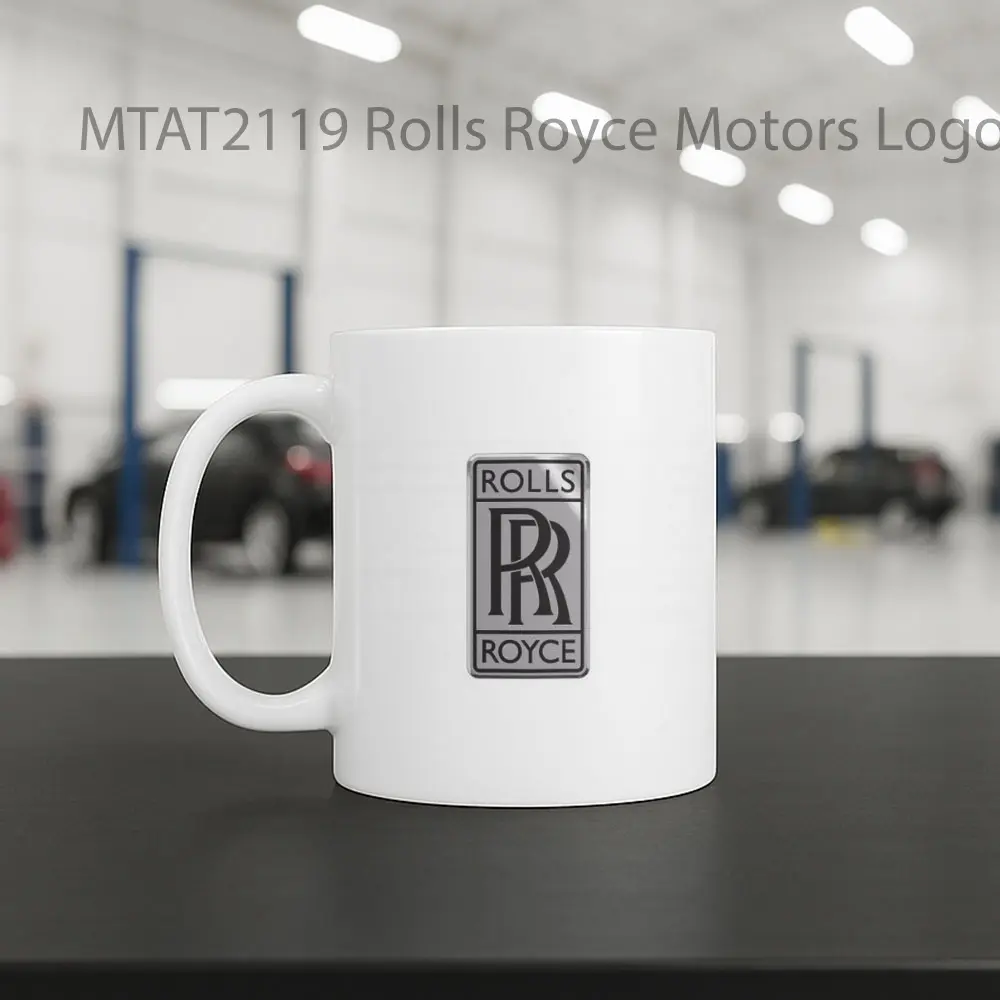 Rolls Royce Motors Logo Otomotif Mug - Sudut 2