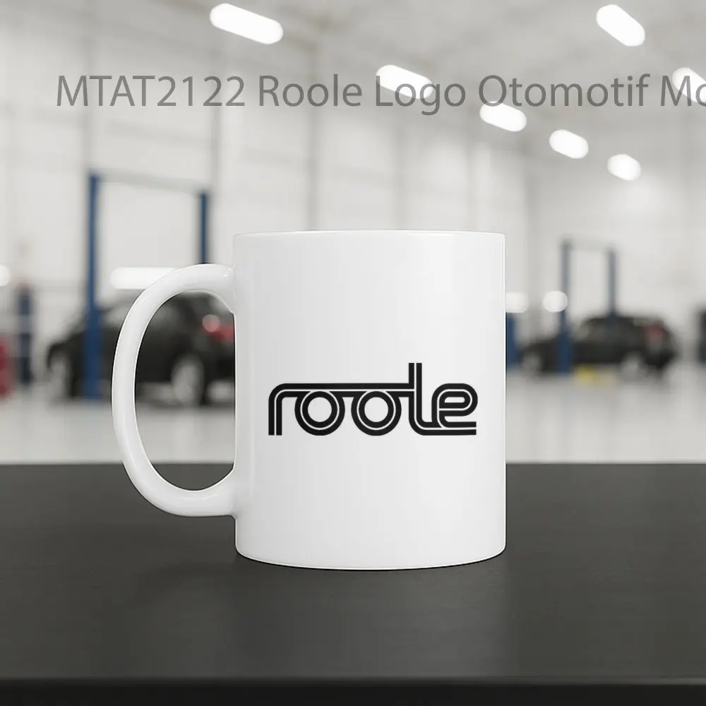 Roole Logo Otomotif Mug - Sudut 2