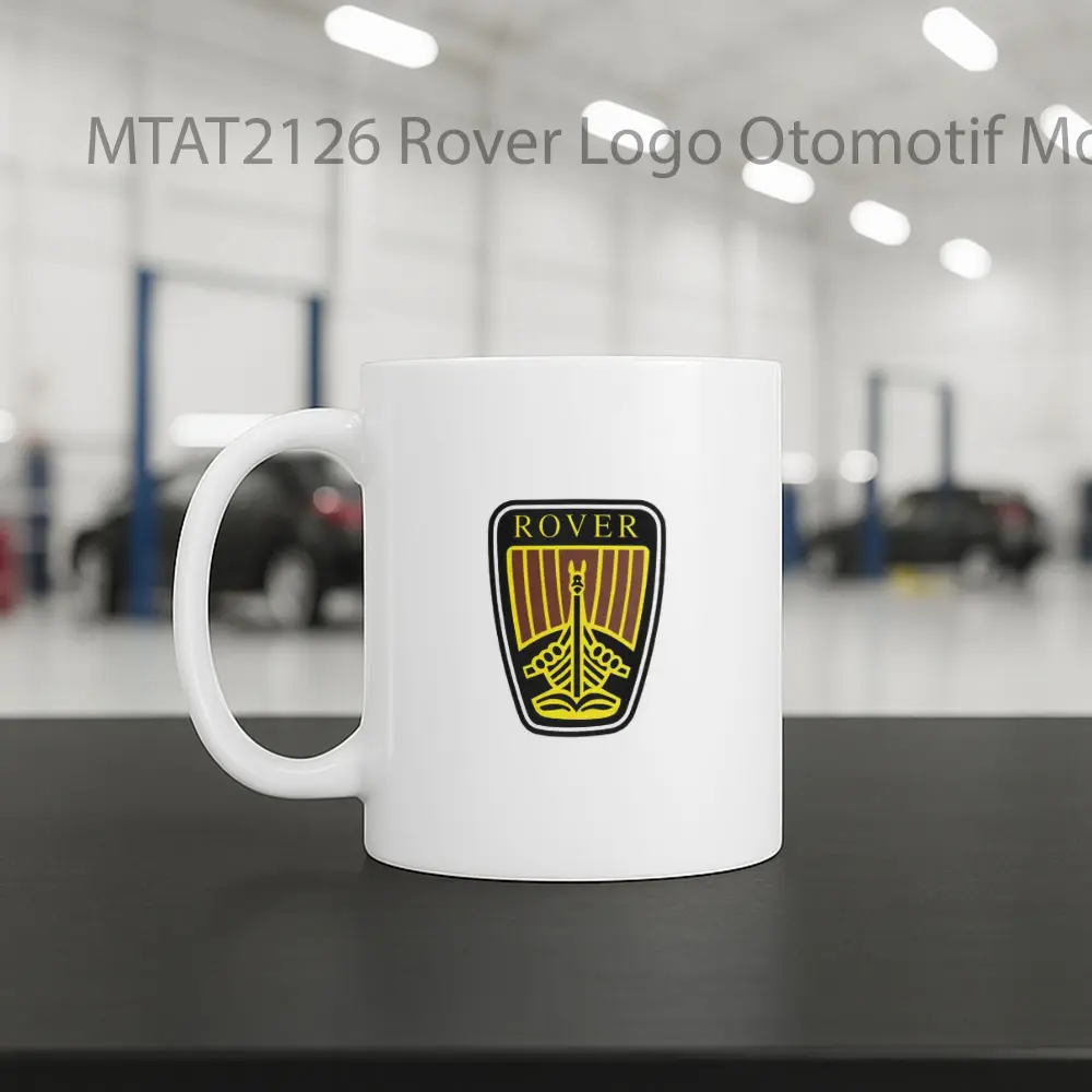 Rover Logo Otomotif Mug - Sudut 2
