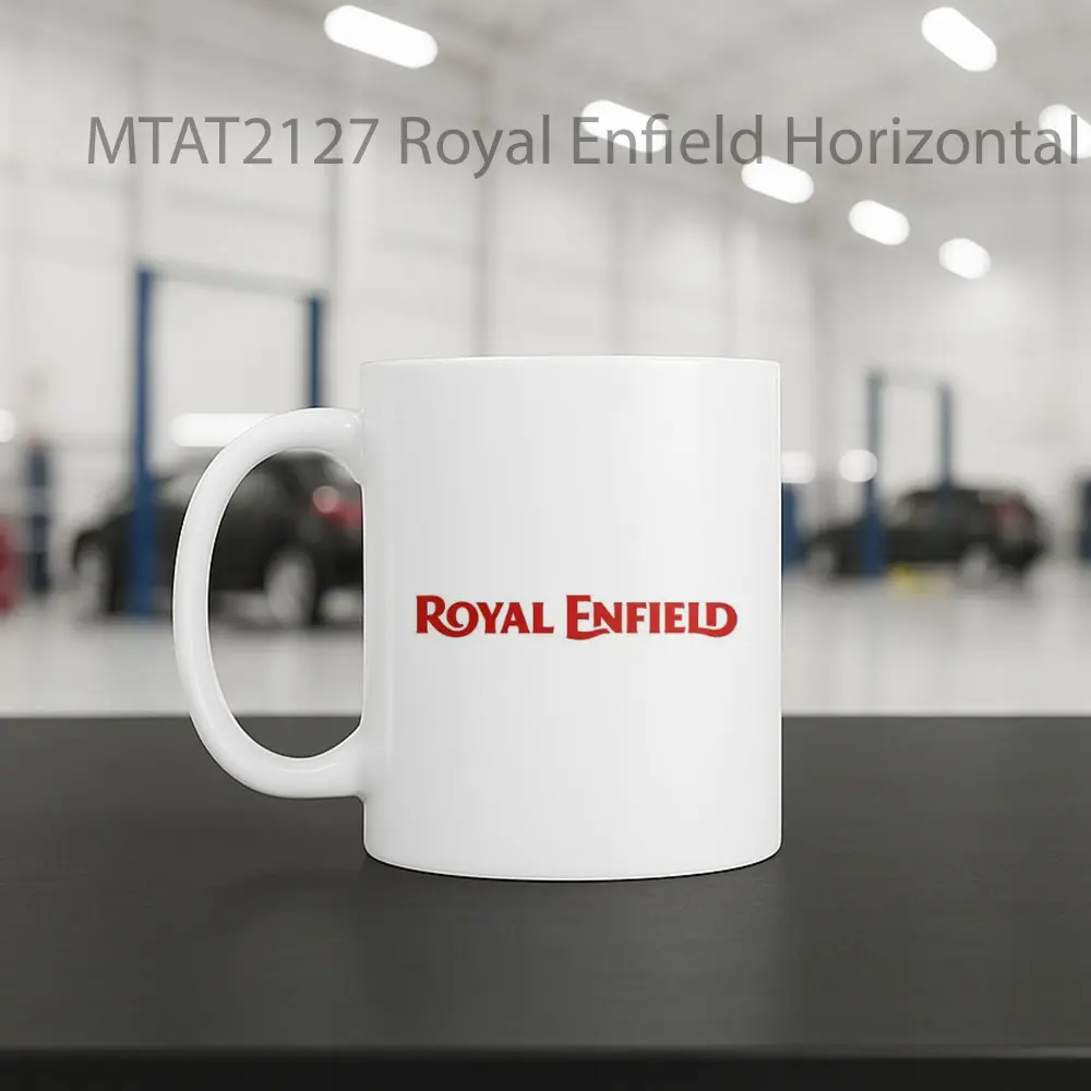 Royal Enfield Horizontal Logo Otomotif Mug - Sudut 2