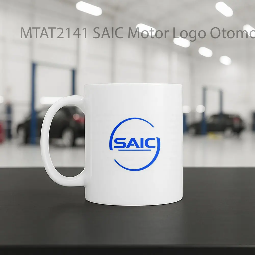 SAIC Motor Logo Otomotif Mug - Sudut 2