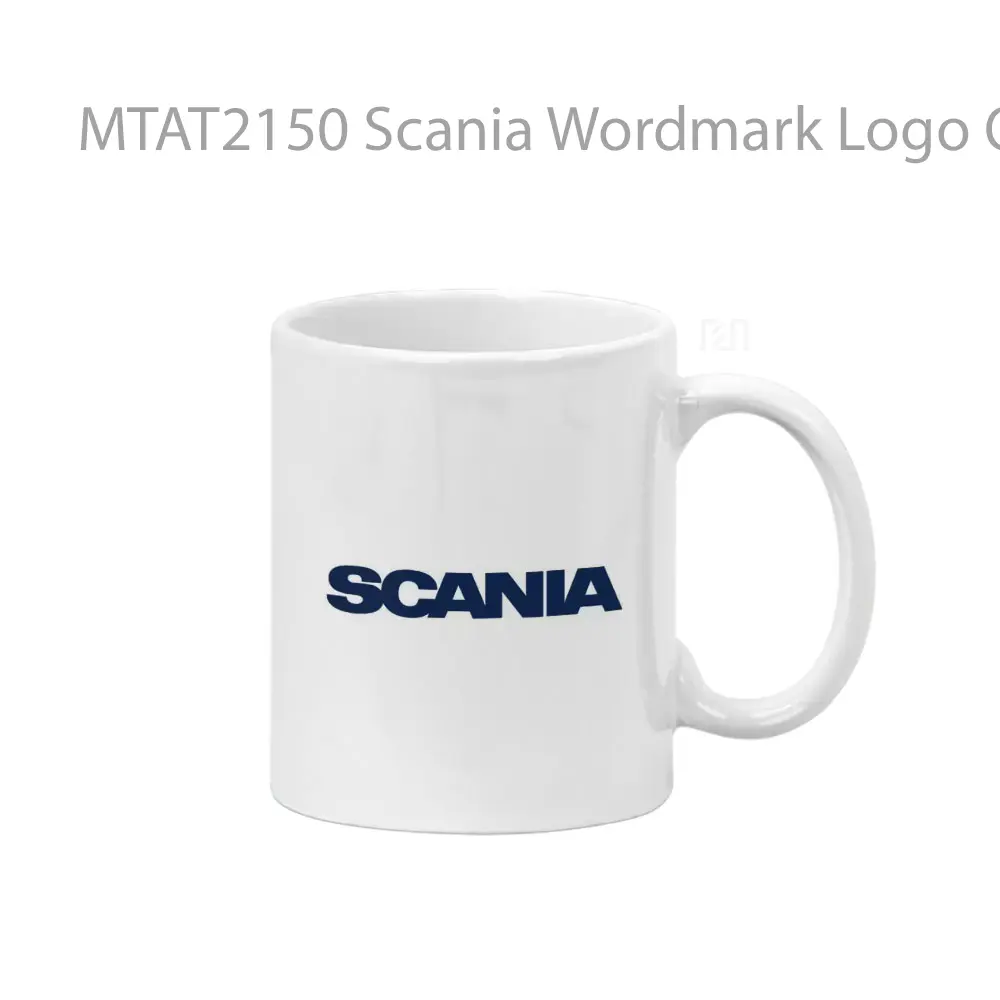 Scania Wordmark Logo Otomotif Mug