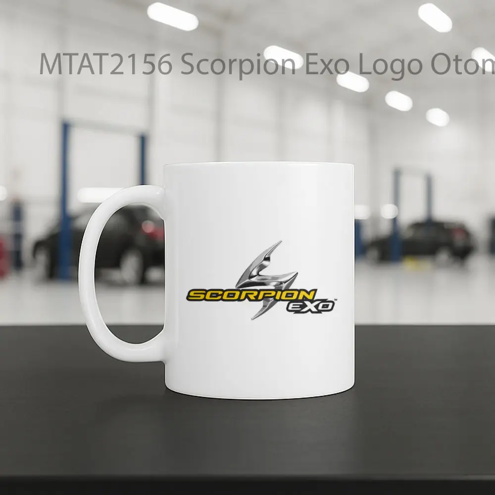 Scorpion Exo Logo Otomotif Mug - Sudut 2
