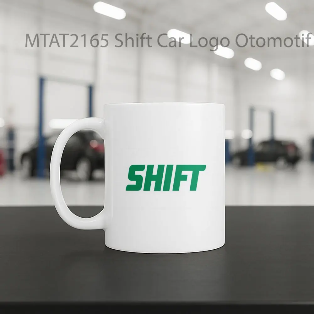 Shift Car Logo Otomotif Mug - Sudut 2