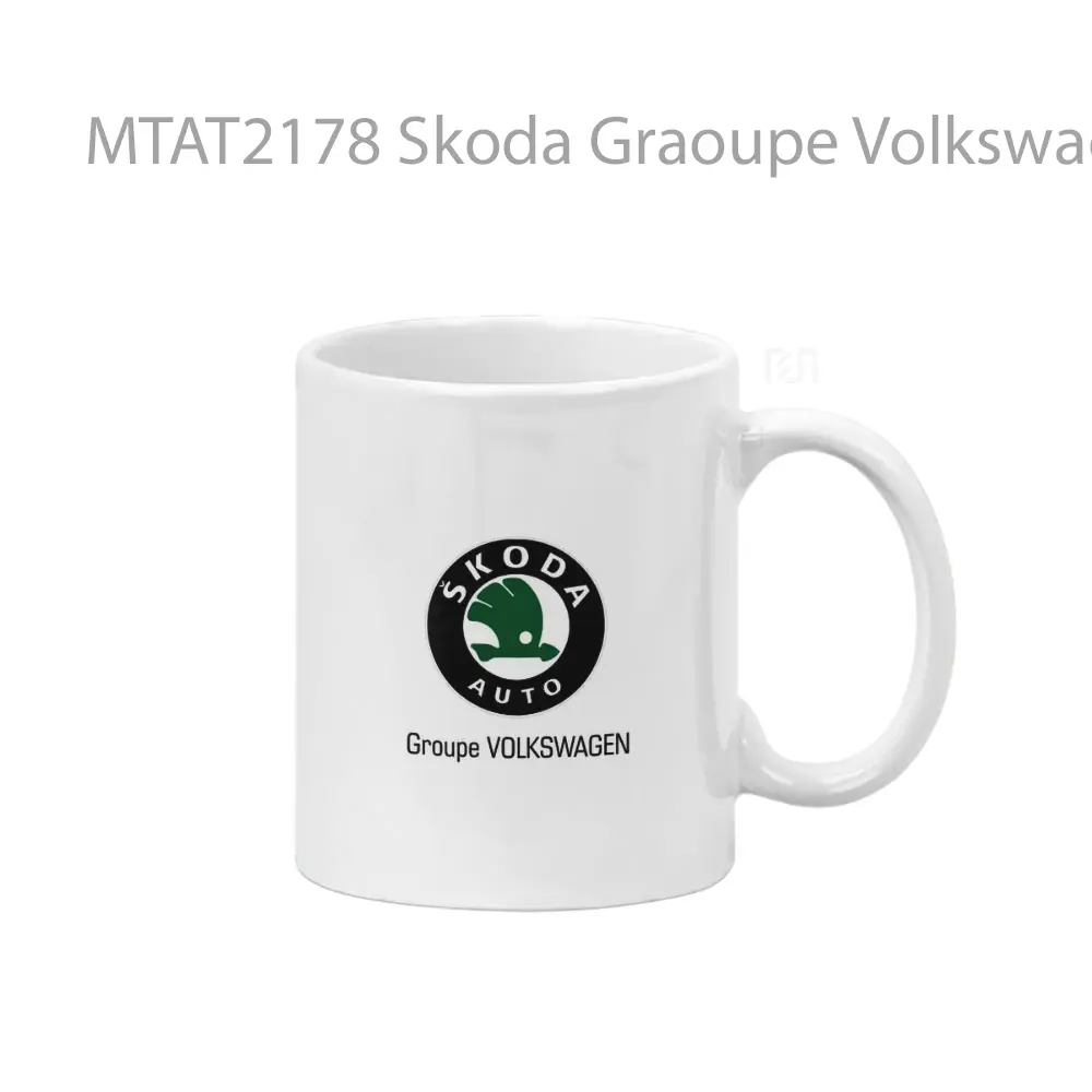 Skoda Graoupe Volkswagen Logo Otomotif Mug