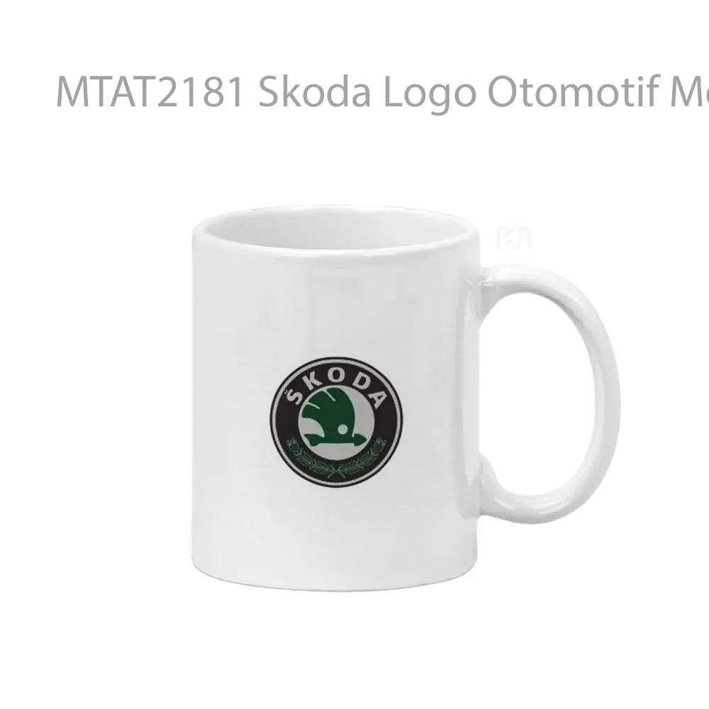 Skoda Logo Otomotif Mug