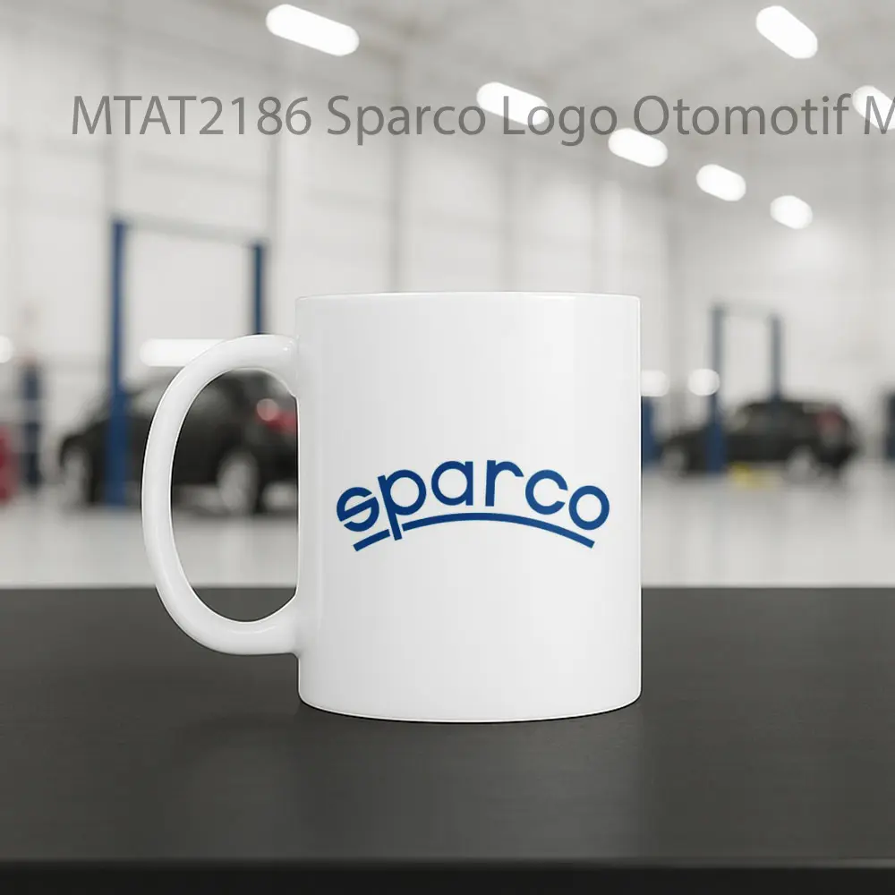 Sparco Logo Otomotif Mug - Sudut 2
