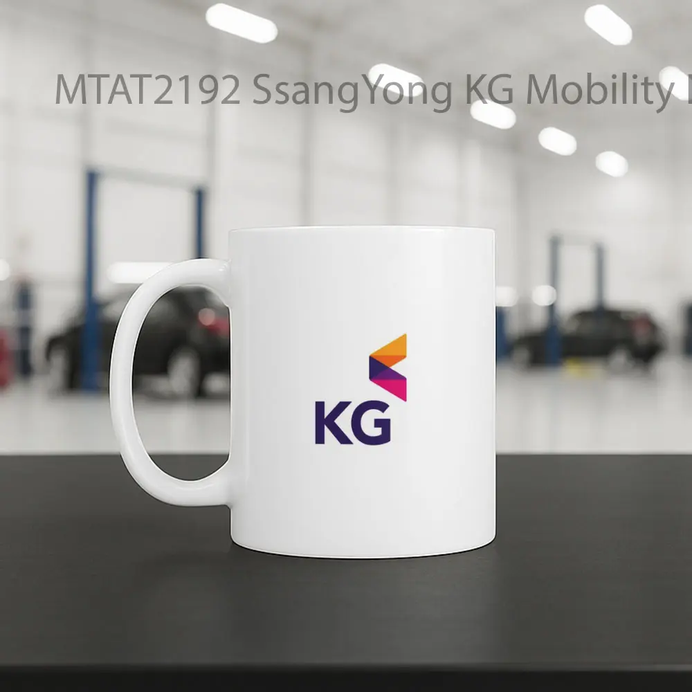 SsangYong KG Mobility Logo Otomotif Mug - Sudut 2