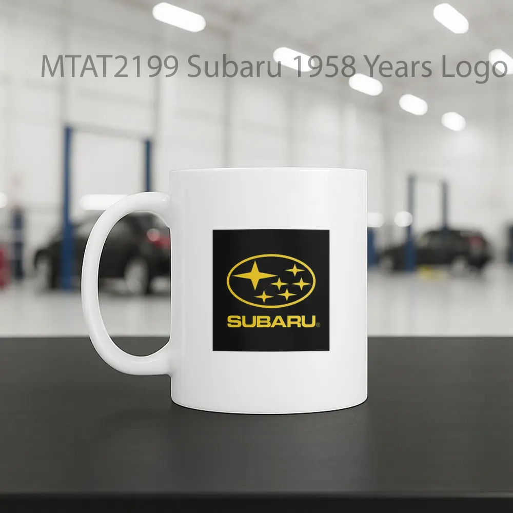 Subaru 1958 Years Logo Otomotif Mug - Sudut 2