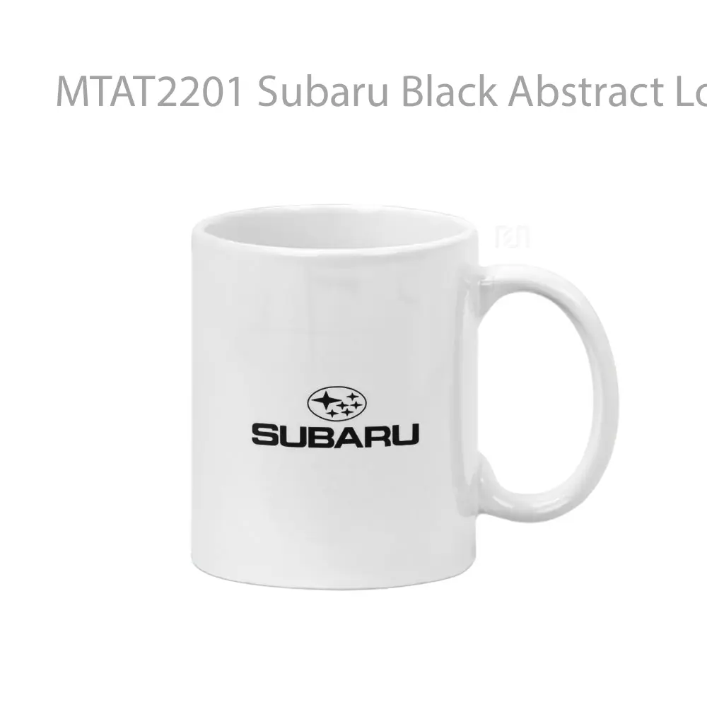 Subaru Black Abstract Logo Otomotif Mug