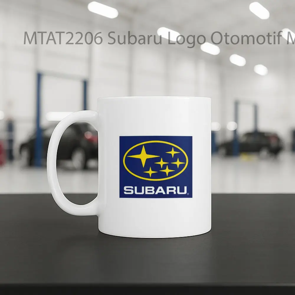 Subaru Logo Otomotif Mug - Sudut 2