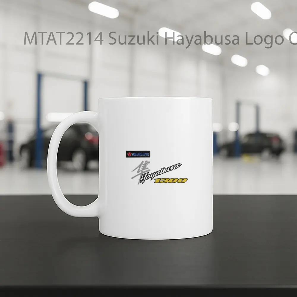 Suzuki Hayabusa Logo Otomotif Mug - Sudut 2