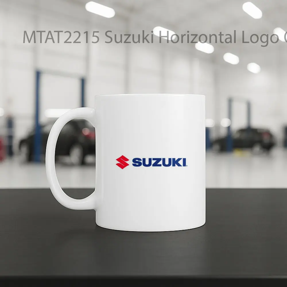 Suzuki Horizontal Logo Otomotif Mug - Sudut 2