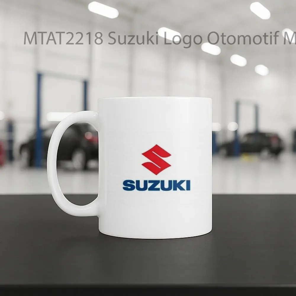 Suzuki Logo Otomotif Mug - Sudut 2
