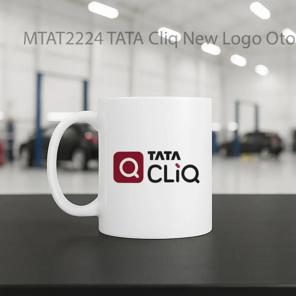 TATA Cliq New Logo Otomotif Mug - Sudut 2