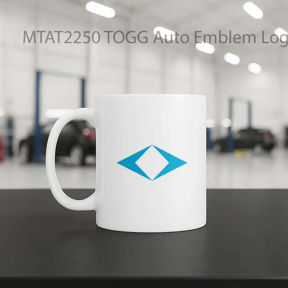 TOGG Auto Emblem Logo Otomotif Mug - Sudut 2