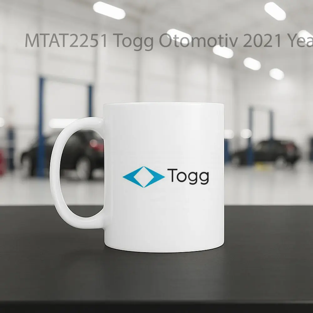 Togg Otomotiv 2021 Years Logo Otomotif Mug - Sudut 2