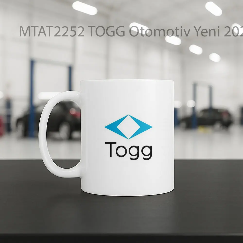 TOGG Otomotiv Yeni 2021 Logo Otomotif Mug - Sudut 2
