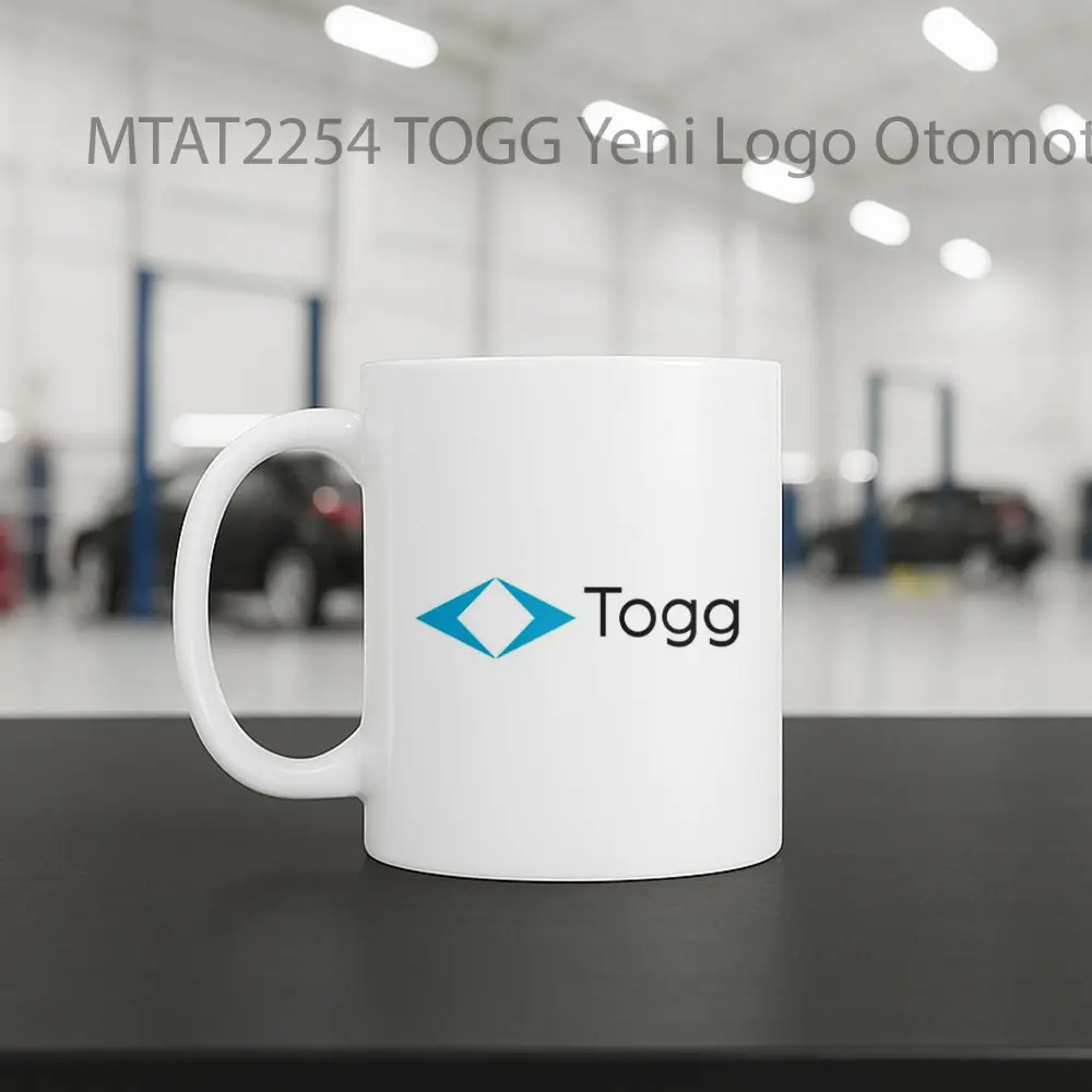 TOGG Yeni Logo Otomotif Mug - Sudut 2
