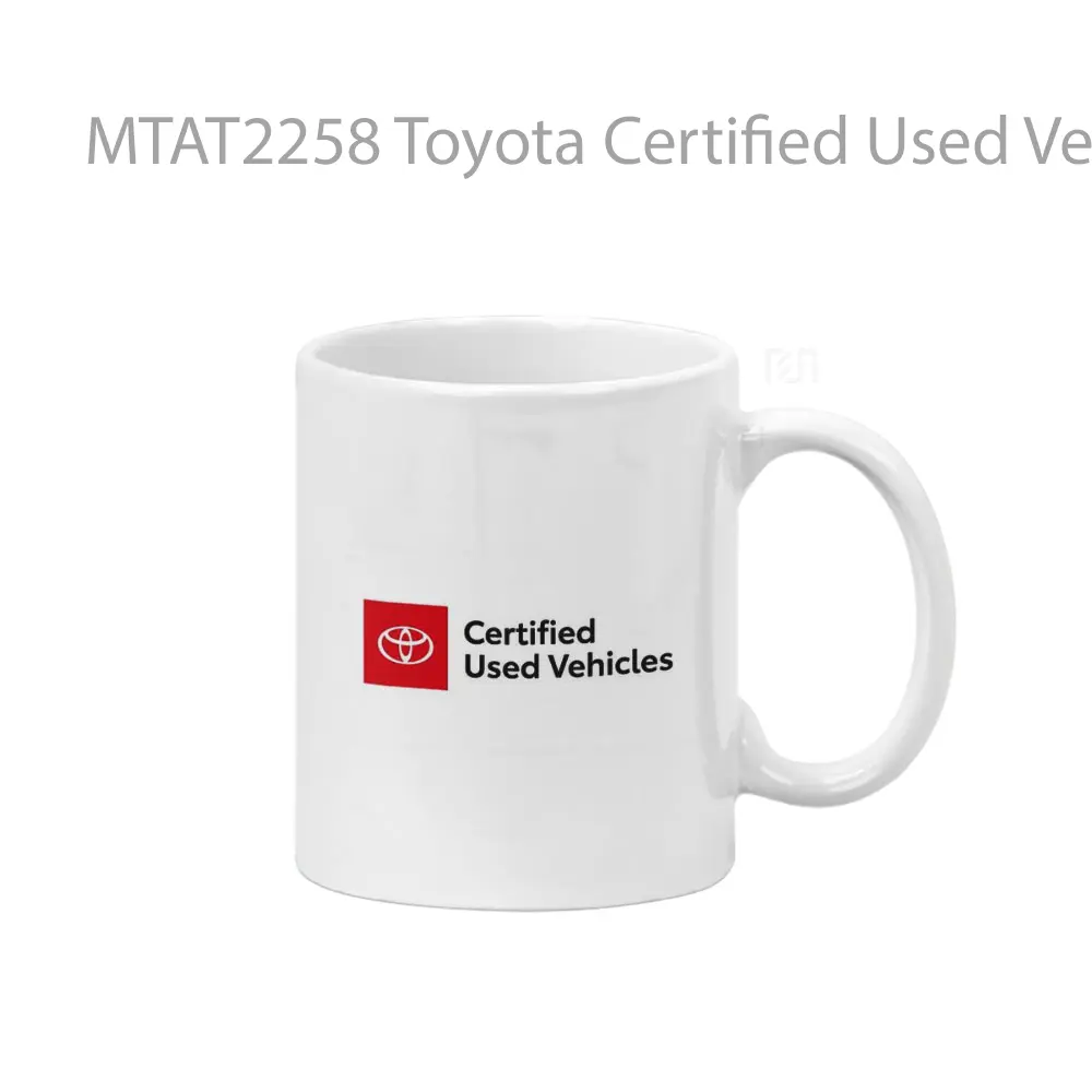 Toyota Certified Used Vehicles Logo Otomotif Mug