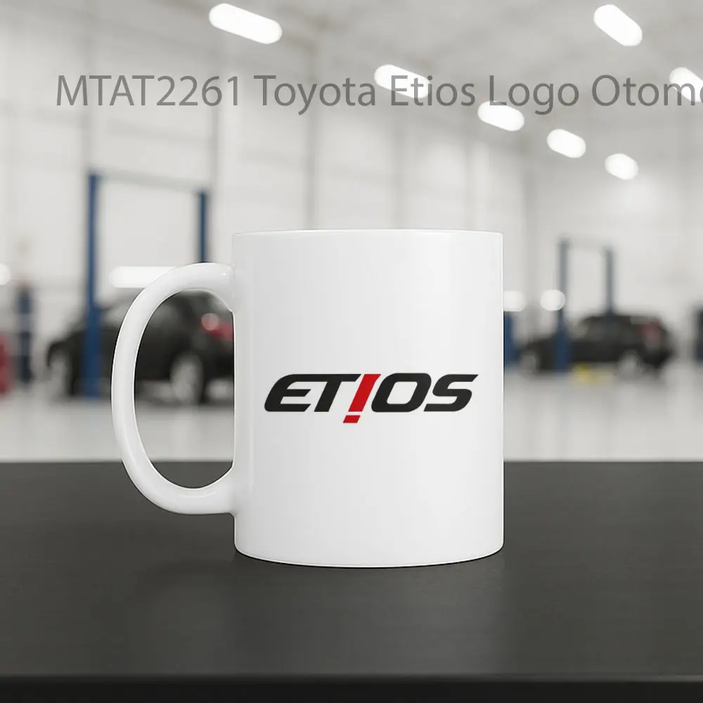 Toyota Etios Logo Otomotif Mug - Sudut 2