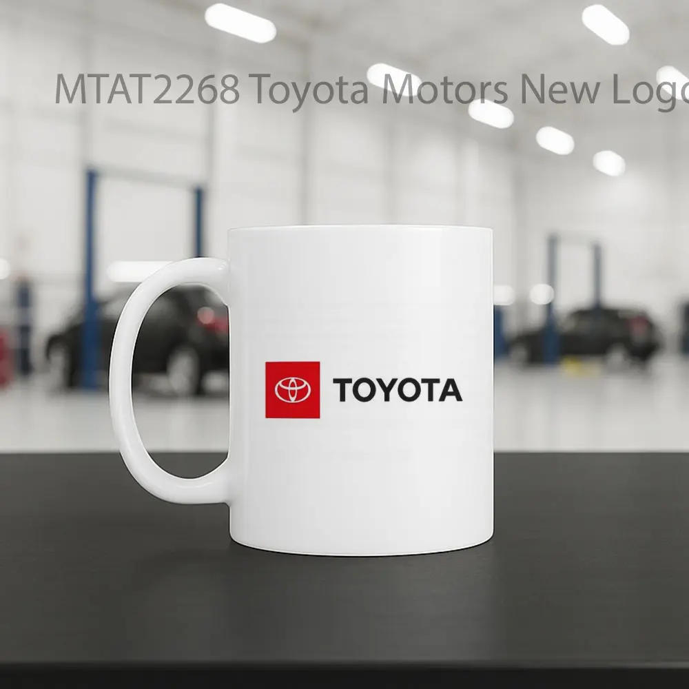 Toyota Motors New Logo Otomotif Mug - Sudut 2
