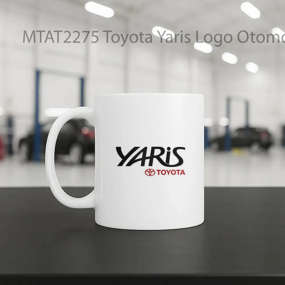 Toyota Yaris Logo Otomotif Mug - Sudut 2